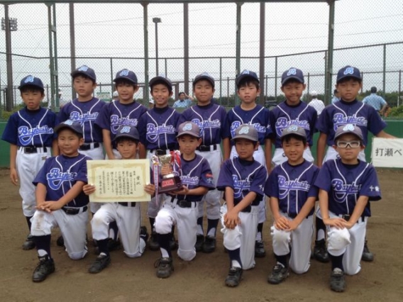 美浜区少年軟式野球連盟　第13回低学年大会　優勝!